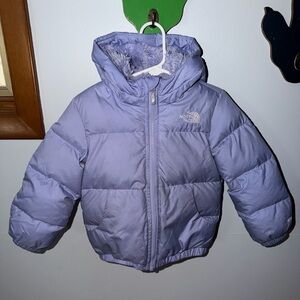 The North Face Lavender Puffer Jacket